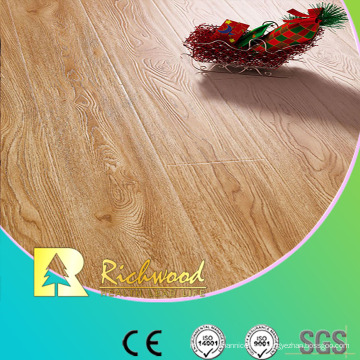 8.3mm Embossed Hand Scraped Hickory Waxed Edge Laminated Floor